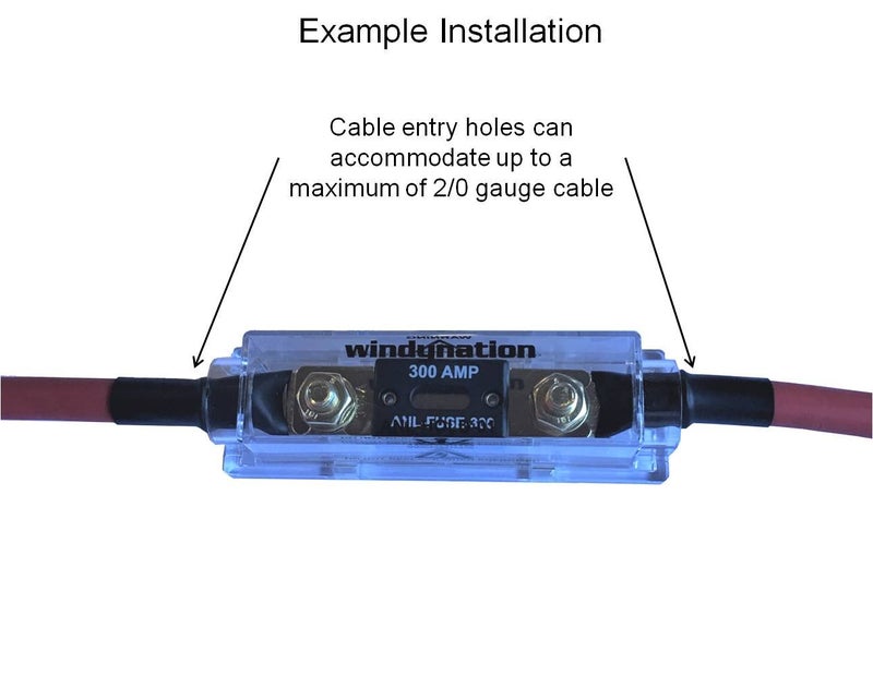 WindyNation ANL Fuse Holder + Fuse (2pcs 100A) - Image 4
